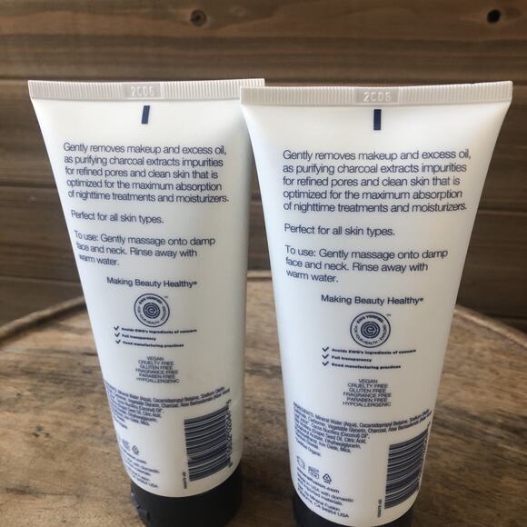 (2) Mineral Fusion Overnight Renewal Charcoal Gel Moisturize Cleanser 7 ozvb - Picture 4 of 6